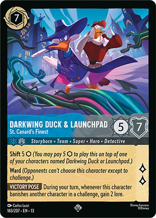 Darkwing Duck & Launchpad - St. Canard's Finest (Cold Foil)